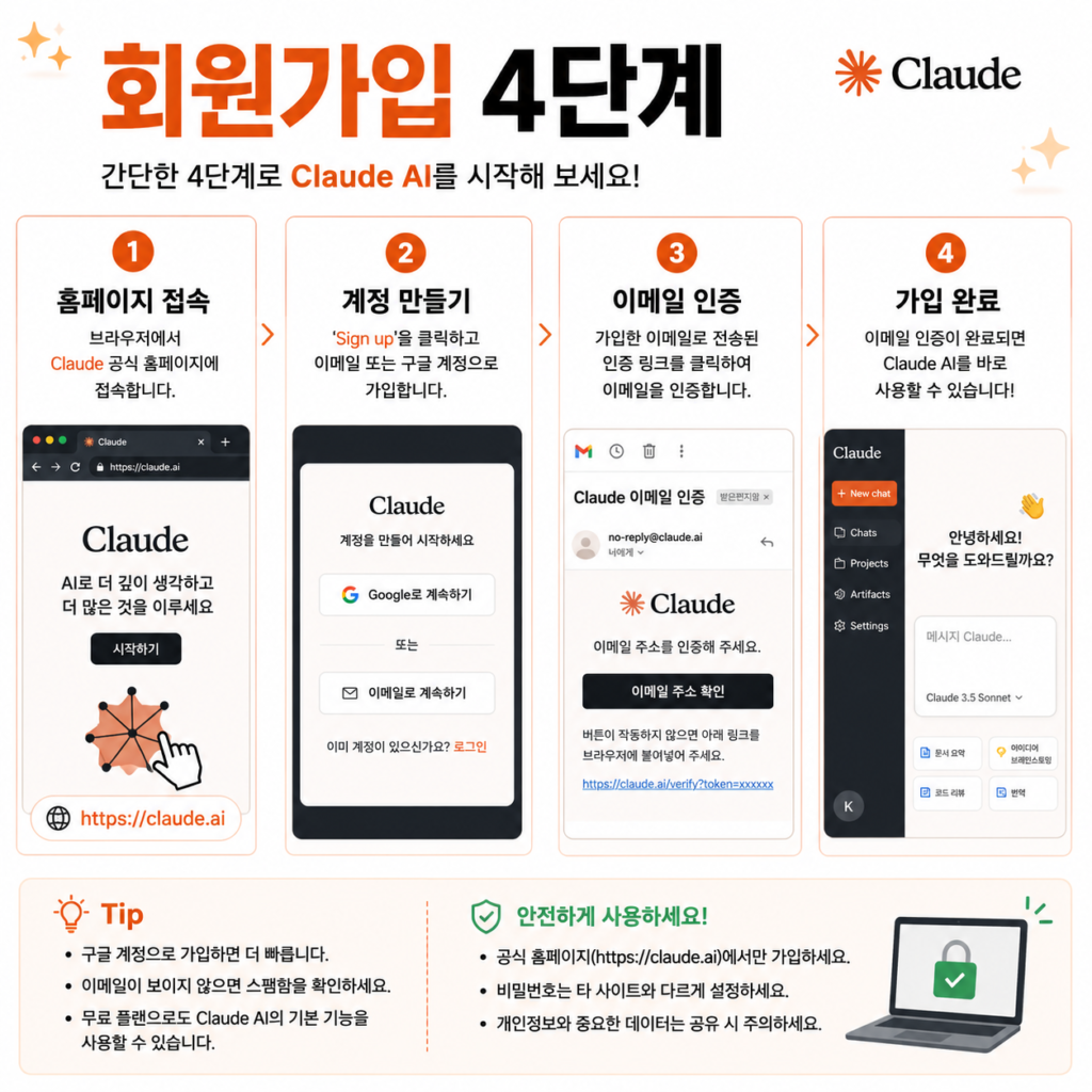 회원가입 4단계
